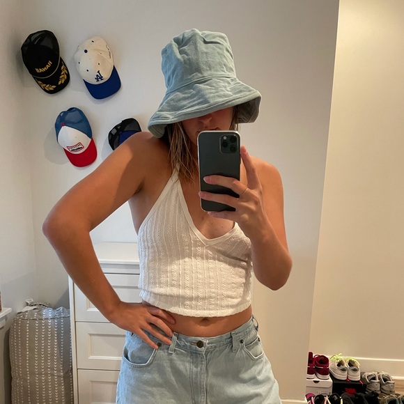 Hat Attack Light Denim bucket sun hat - Picture 6 of 7